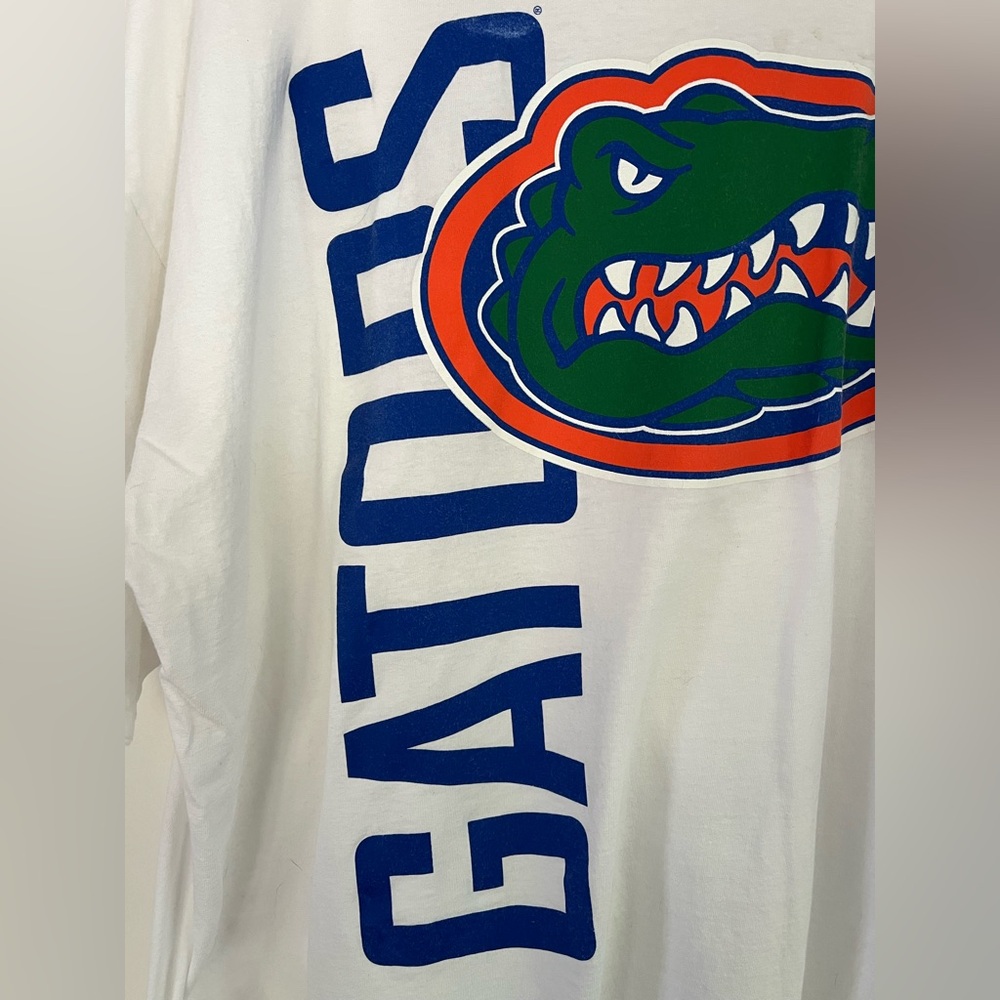 University of Florida Gators SEC Gildan Ultra Cotton White T-Shirt Size 4XL - Picture 2 of 9